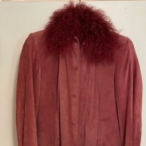 MAX & Co Blush Pink Suede Jacket - Never Worn